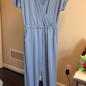 Pink Lily Navy Textured Knit Top